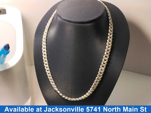 Cuban Link Chain - Silver 29.3 grams 18 inch