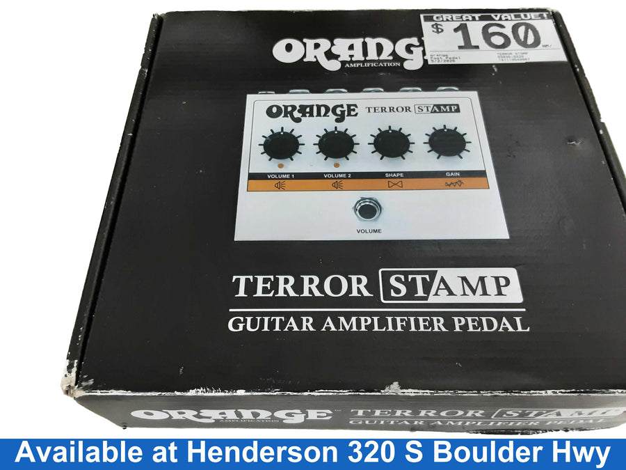 Orange Terror Stamp White Drum Accessories
