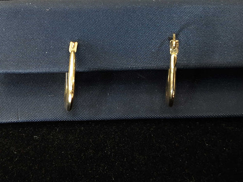 Hoop Earrings - Yellow Gold 10k (.417) 0.7 grams