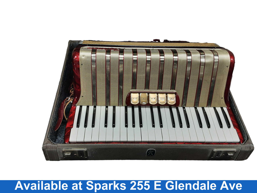 Hohner Concentro 4 Red Piano Accordion