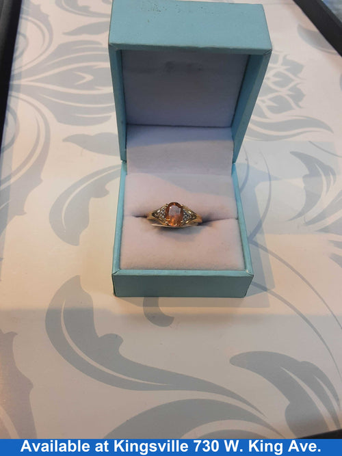 Women's Ring - Yellow Gold 10k (.417) 2.3 grams Size 7