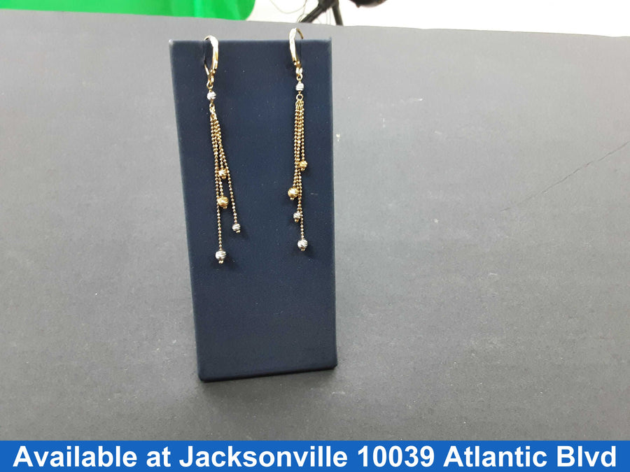 Earrings - Yellow Gold 14k (.585) 2.9 grams