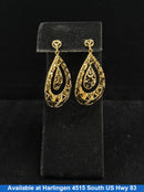 Hoop Earrings - Yellow Gold 10k (.417) 2.8 grams