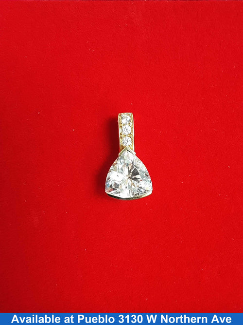 Diamond Pendant - Yellow Gold 14k (.585) 2.6 grams