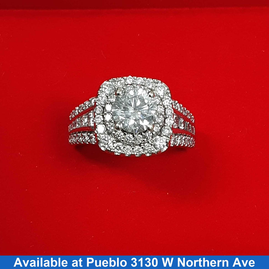 Women's Ring - White Gold 14k (.585) 7.9 grams Size 9