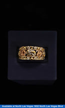 Women's Ring - Yellow Gold 14k (.585) 6.1 grams Size 7