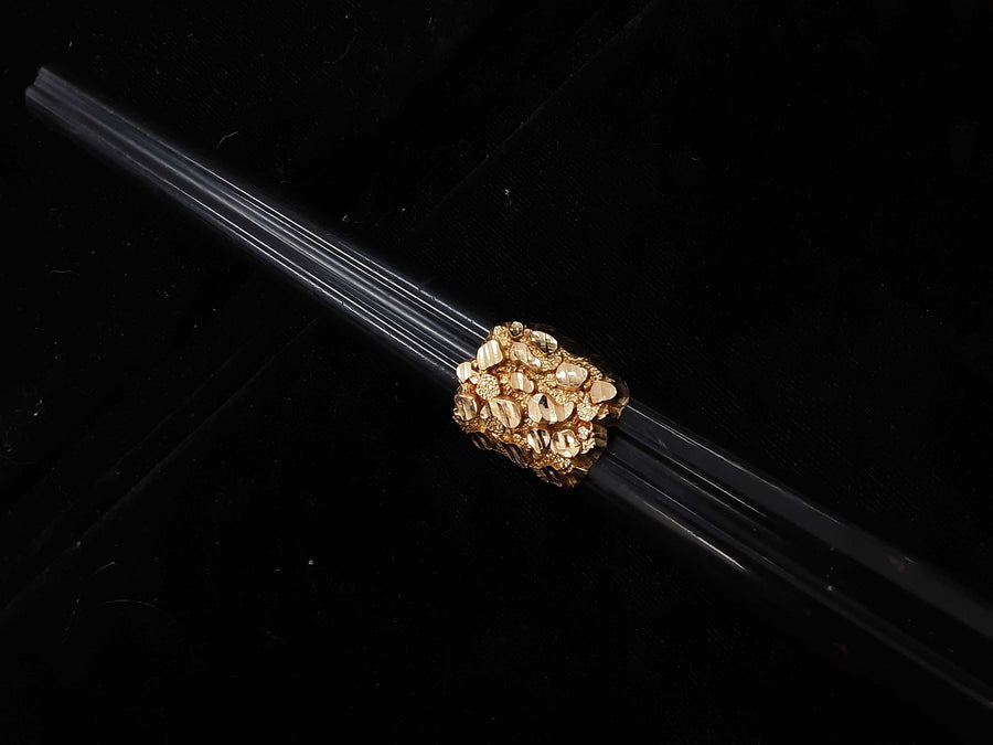 Men's Ring - Yellow Gold 10k (.417) 6.5 grams Size 6.5
