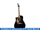 Fender Redondo Player Black Acoustic / Electric Classic Guitar