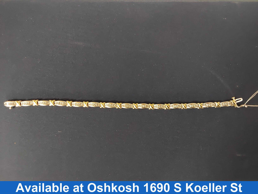 Bracelet - White Gold 14k (.585) 13.2 grams 8 inch