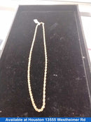 Rope Chain - Yellow Gold 10k (.417) 18.7 grams 20 inch