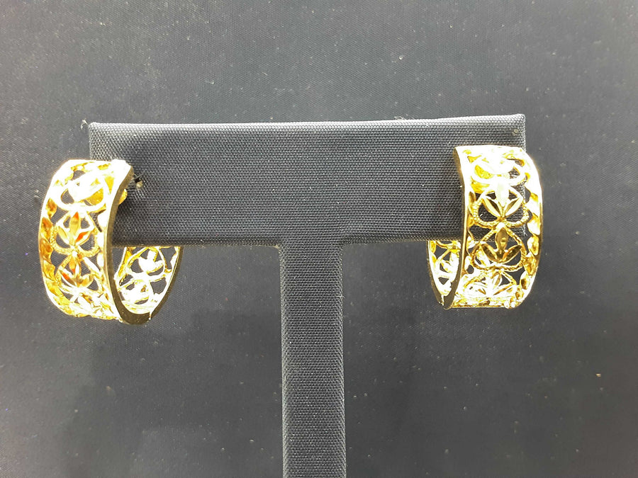 Bangle Earrings - Yellow Gold 14k (.585) 6.9 grams