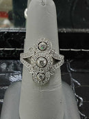Women's Ring - White Gold 14k (.585) 7.6 grams Size 8