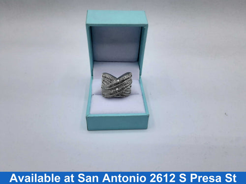 Women's Ring - Silver 10.4 grams Size 9.5