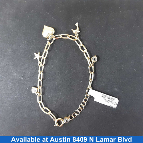 Cable Bracelet - Yellow Gold 14k (.585) 6.2 grams 7 inch