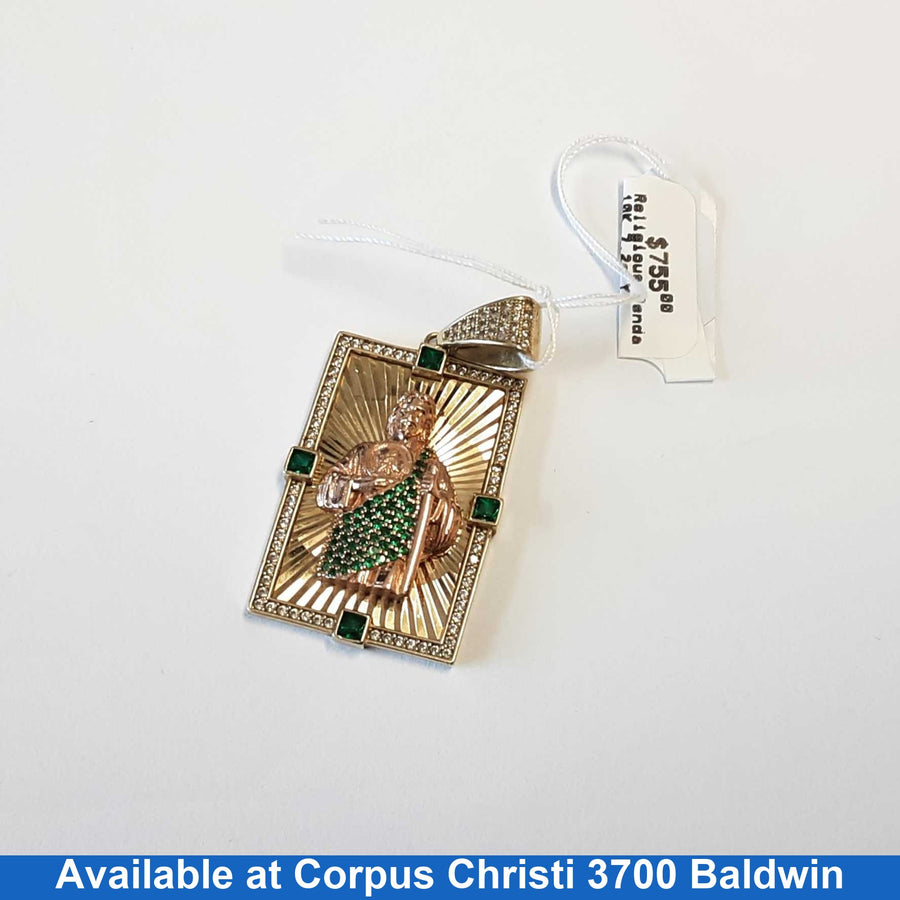 Religious Pendant - Yellow Gold 10k (.417) 7.2 grams
