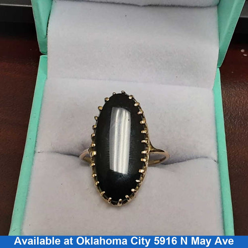 Women's Ring - Yellow Gold 14k (.585) 3 grams Size 20