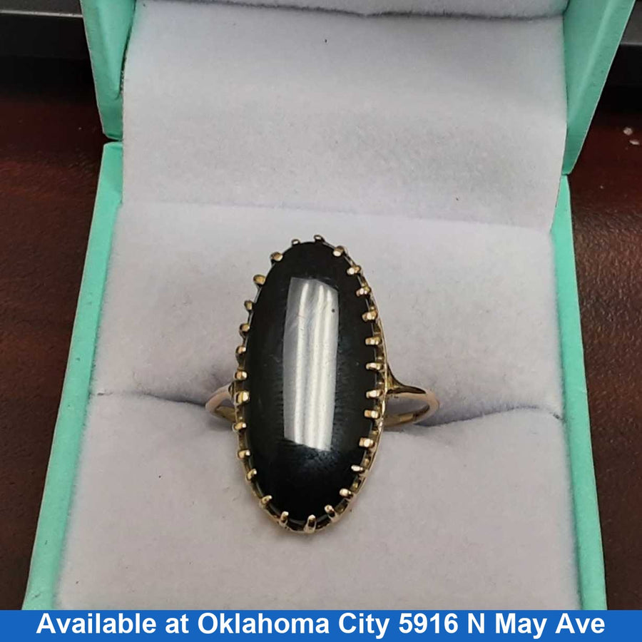 Women's Ring - Yellow Gold 14k (.585) 3 grams Size 20