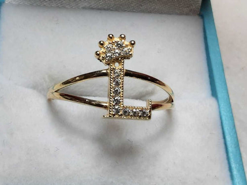 Women's Ring - Yellow Gold 10k (.417) 1.6 grams Size 10.5