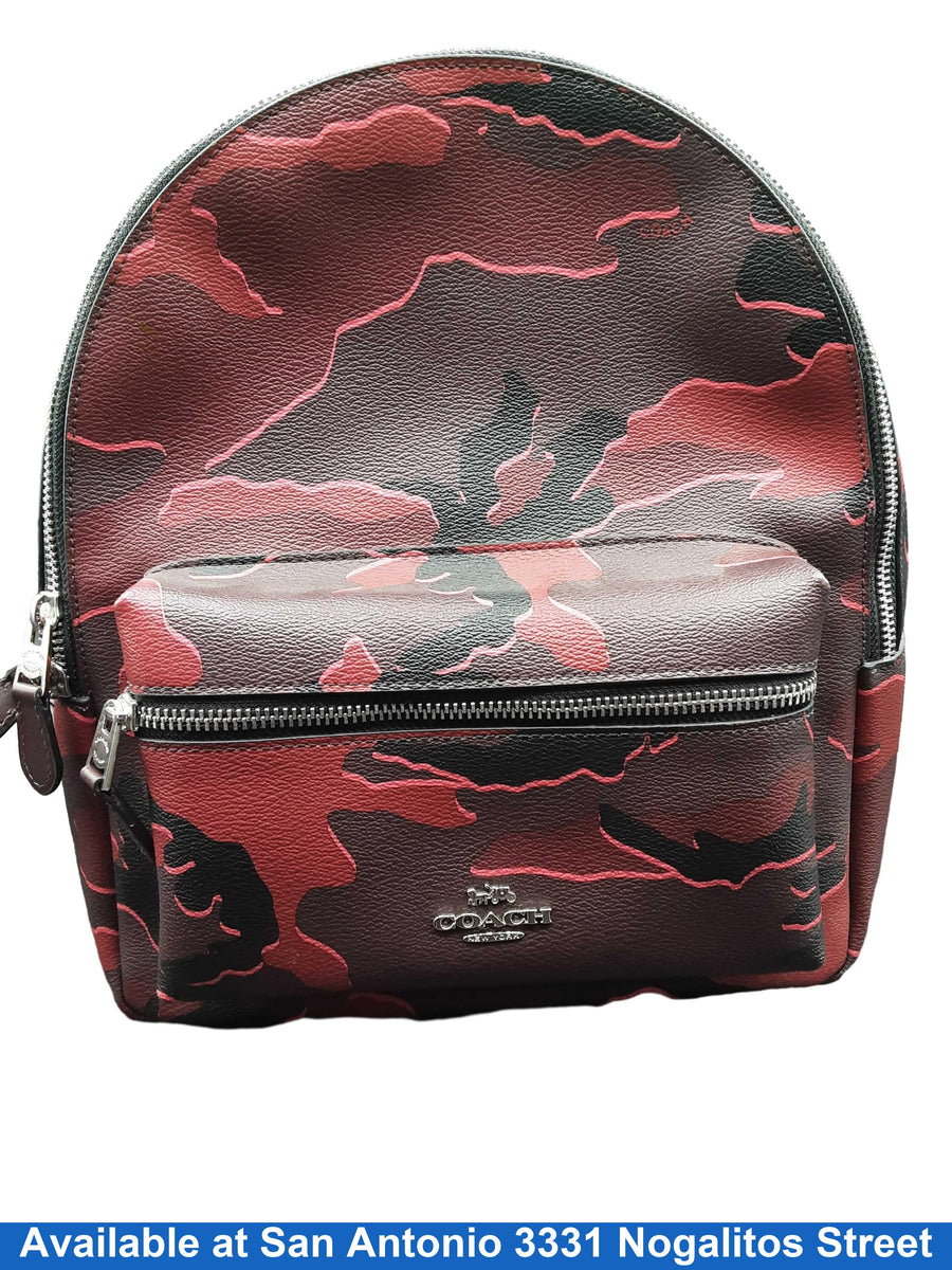 Coach Backpack Red Purse / Handbag