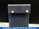 Double Stud Earrings - White Gold 14k (.585) 1.5 grams