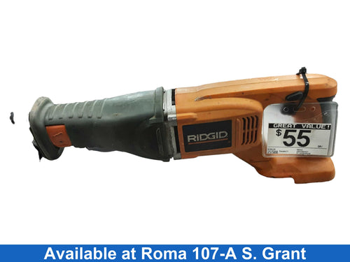 Ridgid R8442 Orange Cordless Reciprocating Saw