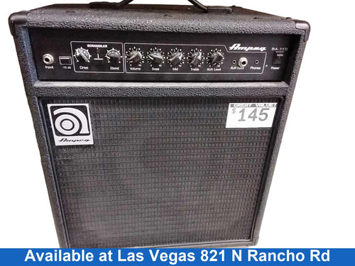 Ampeg Ba-110 Black Guitar Amplifier