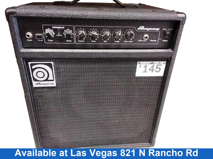 Ampeg Ba-110 Black Guitar Amplifier