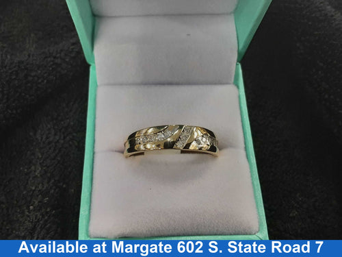 Men's Ring - Yellow Gold 14k (.585) 4.9 grams Size 11