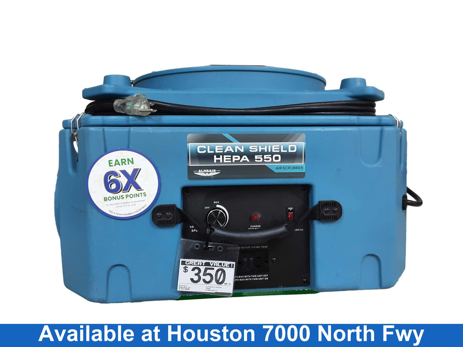 Alorair Cleansheildheppa550 Blue Purifier / Humidifier / Dehumidifier