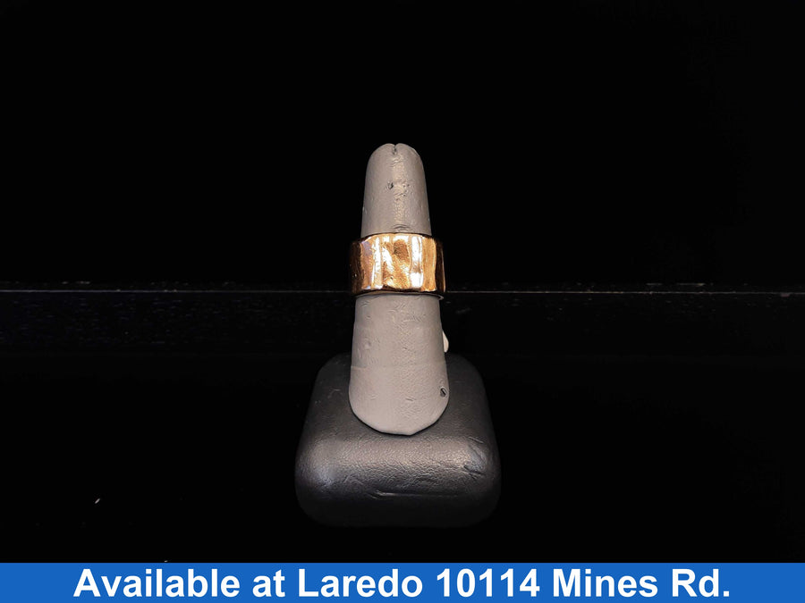 Ring - Wedding Band - Yellow Gold 14k (.585) 17.2 grams Size 8