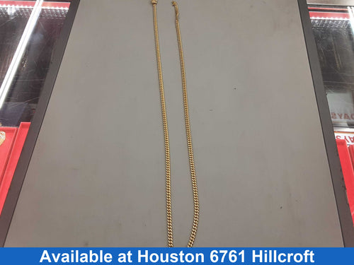 Cuban Link Chain - Yellow Gold 10k (.417) 18.3 grams 22 inch