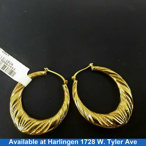 Shrimp Earrings - Yellow Gold 14k (.585) 3.5 grams