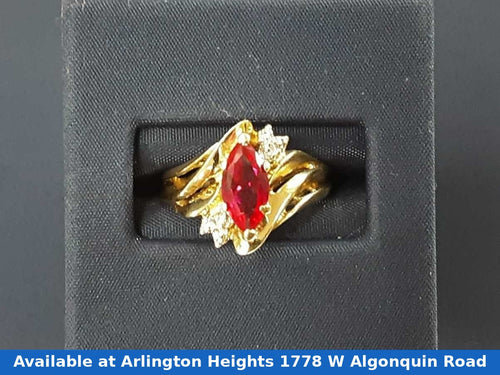 Women's Ring - Yellow Gold 10k (.417) 3.5 grams Size 7