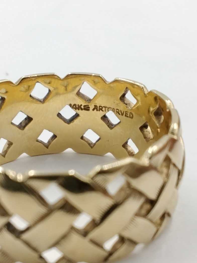 Women's Ring - Yellow Gold 14k (.585) 6.8 grams Size 10