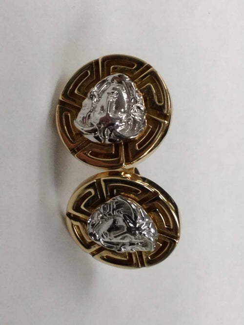 Double Stud Earring - Yellow Gold 10k (.417) 5.2 grams