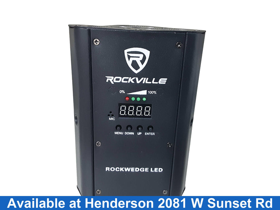Rockville Rockwedge Led Black DJ Light
