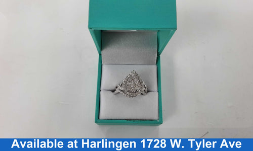 Women's Ring - White Gold 14k (.585) 6.8 grams Size 9