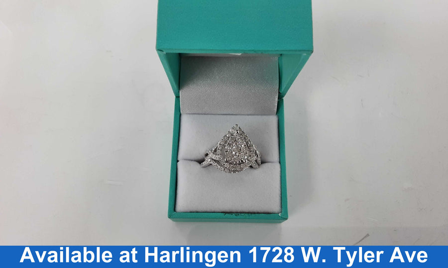 Women's Ring - White Gold 14k (.585) 6.8 grams Size 9