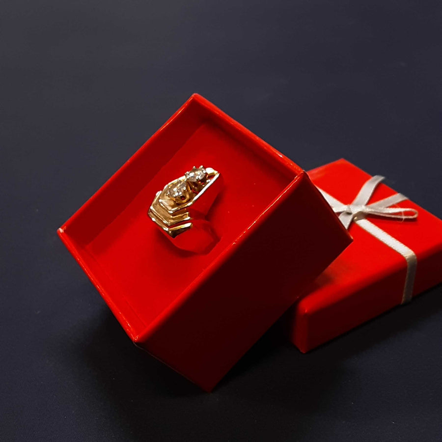 Women's Ring - Yellow Gold 14k (.585) 7 grams Size 20