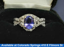 Ring - Engagement Set - White Gold 10k (.417) 3.8 grams Size 7