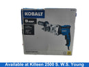 Kobalt 0624 Blue Corded Impact Drill