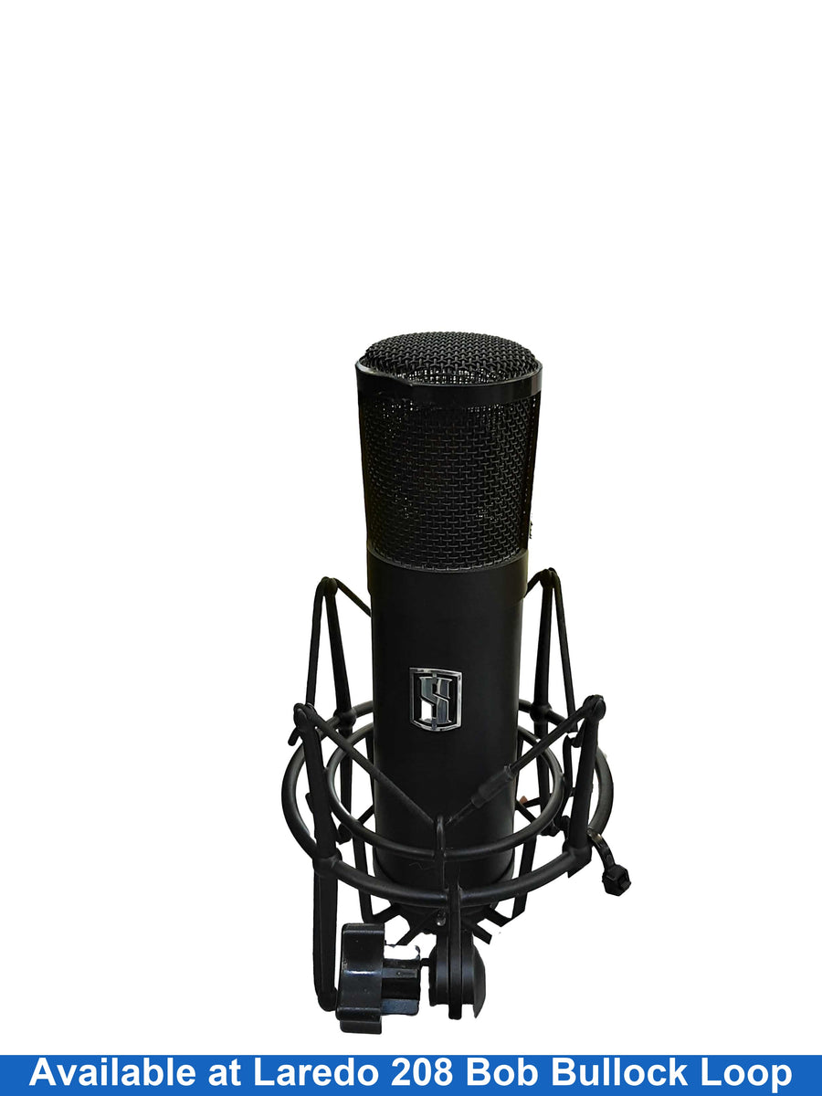 Slate Condenser Microphone Black Cordless Microphone