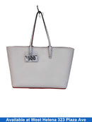Christian Louboutin Soft Small Tote Bag In Grained Leather Beige / Tan Purse / Handbag