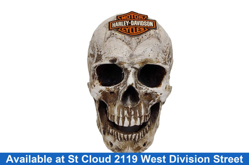 Harleydavidson Skull White
