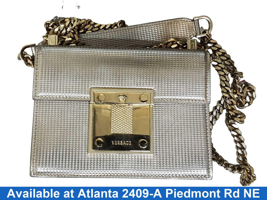 Versace Diamante Silver Purse / Handbag