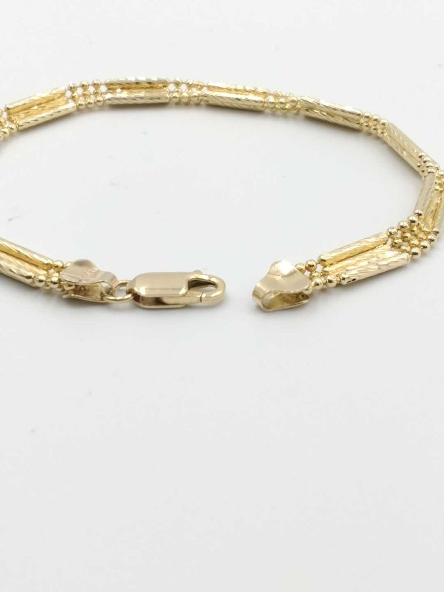 Turkish Bracelet - Yellow Gold 14k (.585) 6.8 grams 6 inch
