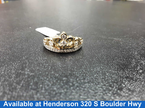 Women's Ring - Yellow Gold 10k (.417) 4.4 grams Size 20