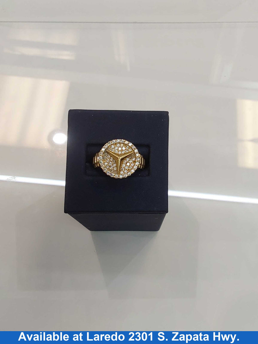 Men's Ring - Yellow Gold 10k (.417) 5.1 grams Size 20