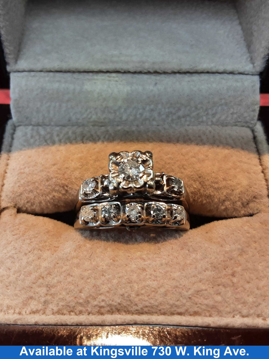 Women's Ring - White Gold 14k (.585) 4.7 grams Size 6
