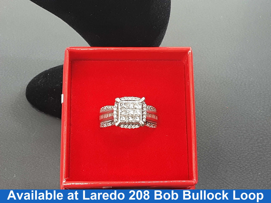 Ring - Engagement Set - Yellow Gold 14k (.585) 7.2 grams Size 7.5